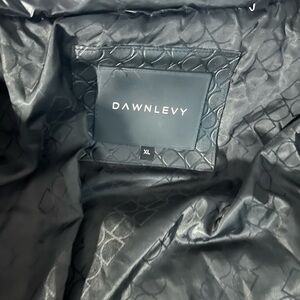 Dawn Levy Black Quilted Interior Jacket